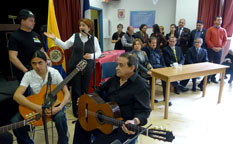 Colombianos en ny arpa