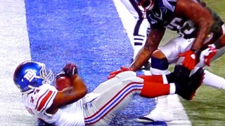 El touchdown que le dio el triunfo a los Gigantes.